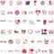 Mother's Day Stickers, 50 Pcs Happy Mothers Day Stickers Decals Decorations Bulk Love Mom Stickers Gifts Set for Laptop Water Bottles Scrapbook Car Skateboard Bike Luggage